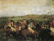 Edgar Degas The Gentlemen-s Race oil painting artist